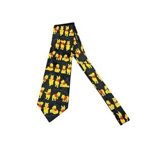 Pooh Men's Neck Tie Pooh Bear Disney Mens 4" x 62" Kids Theme Winnie the Pooh